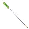 BAQUETA 1,15M  FIBRA CARBONO CAL.22-.50, Empuñadura de Aluminio